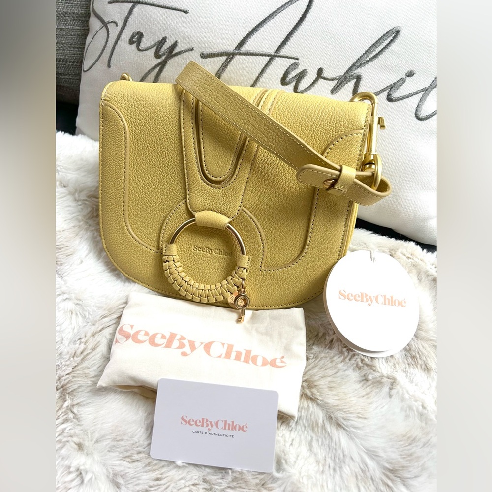 NWT Chloe Hana Crossbody Bag Russet Green